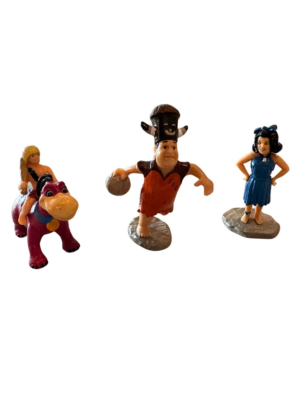Vintage 1994 Fintstones Live Action Move Figures